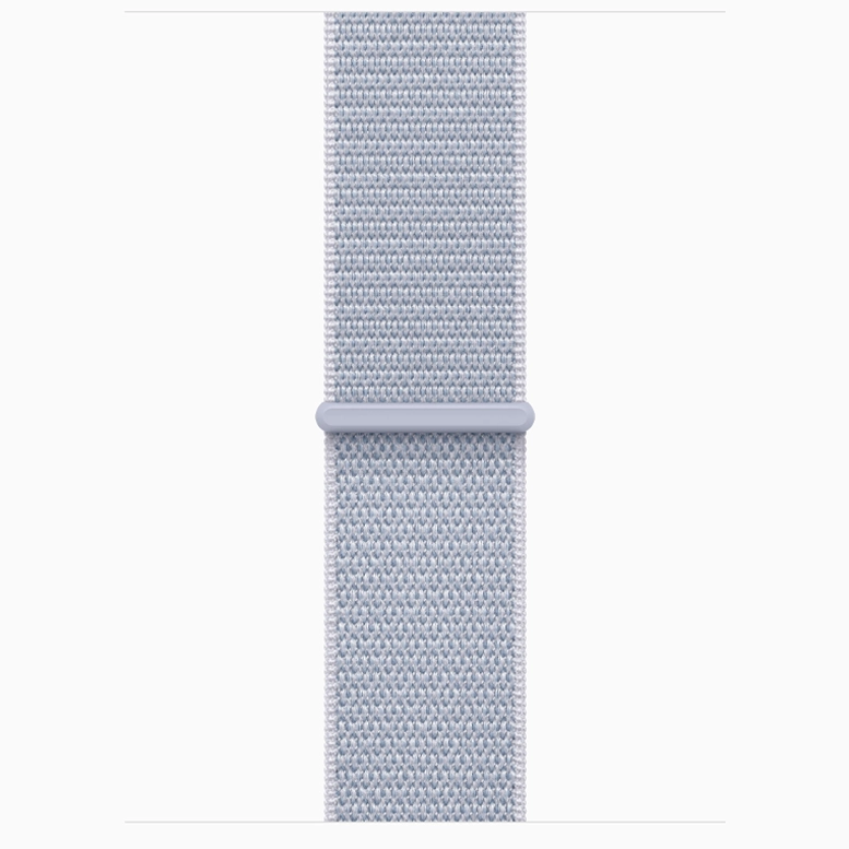 Apple Watch 10 Aluminum GPS Silver Textile Sport Loop Blue Cloud 46 mm 8