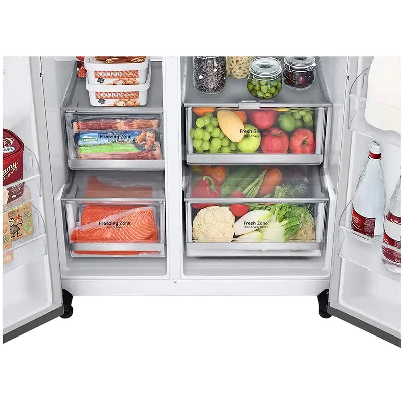 Frigider LG GSXV80PZLE, InstaView Door-in-Door, Argintiu 12