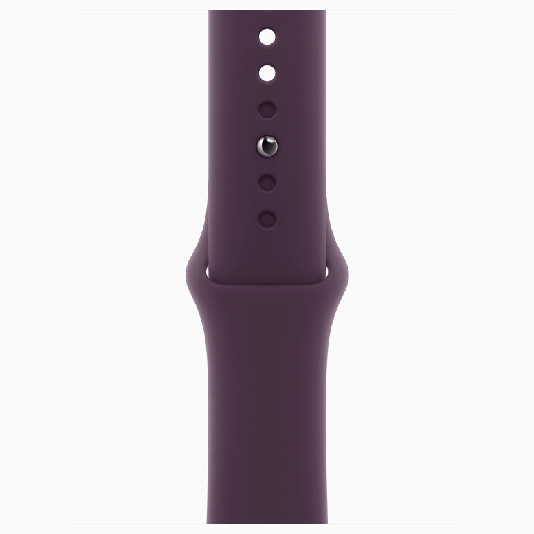 Apple Watch 10 Aluminum GPS Jet Black Sport Band Plum 46 mm 9
