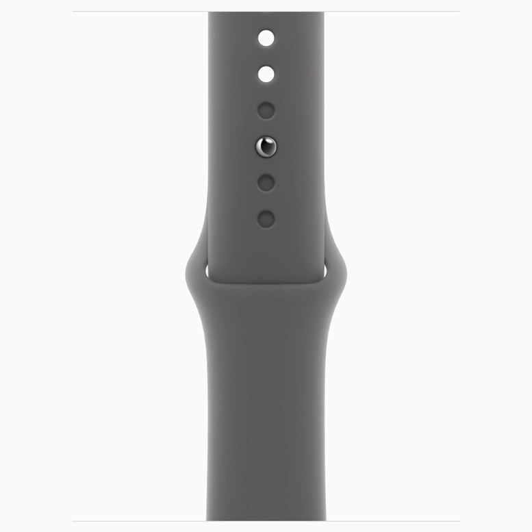 Apple Watch 10 Aluminum GPS Jet Black Sport Band Stone Gray 46 mm 5