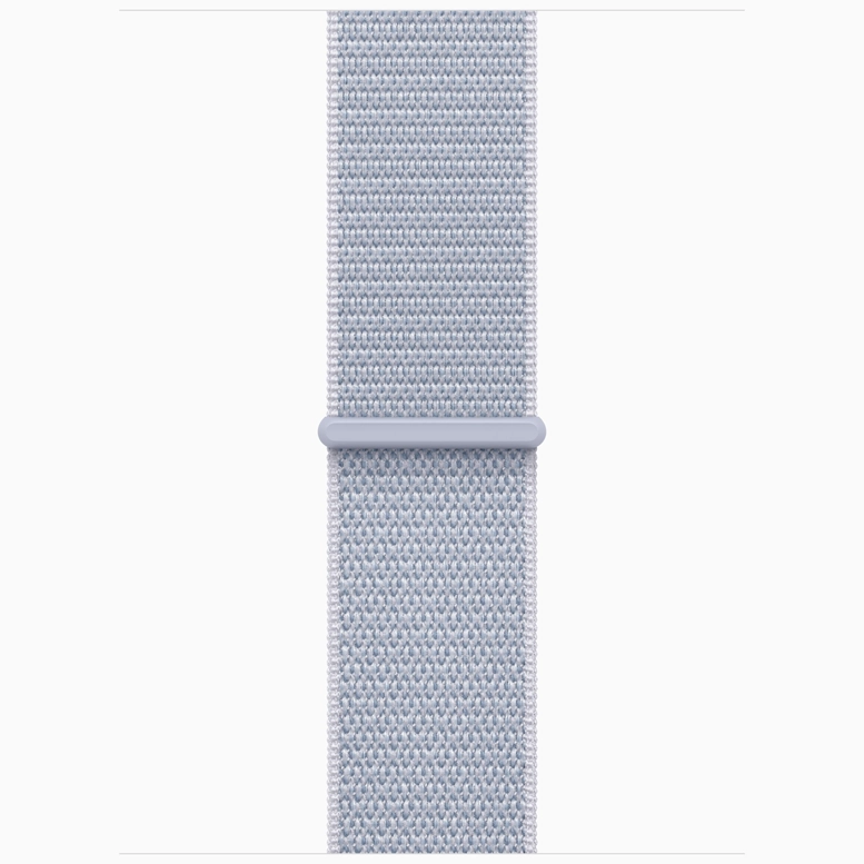 Apple Watch 10 Aluminum GPS Jet Black Textile Sport Loop Blue Cloud 42 mm 8