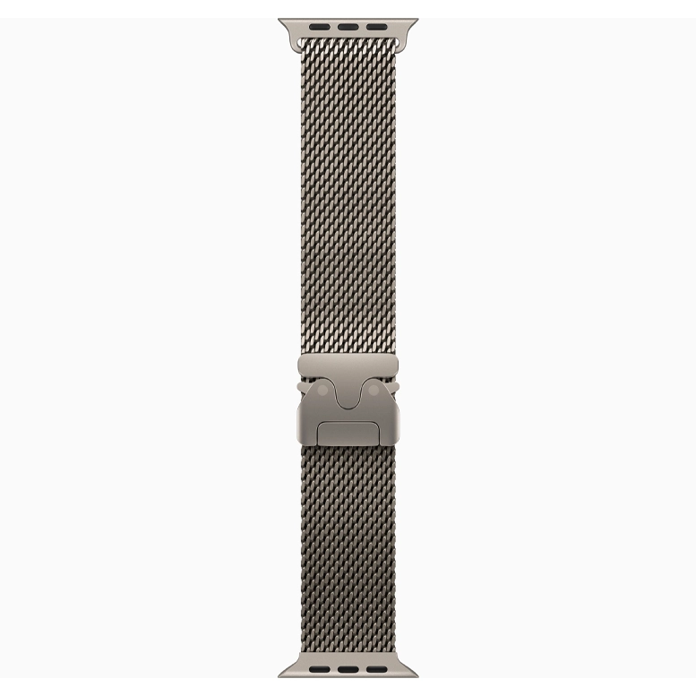 Apple Watch Ultra 2 Natural Titanium Milanese Loop Natural 8