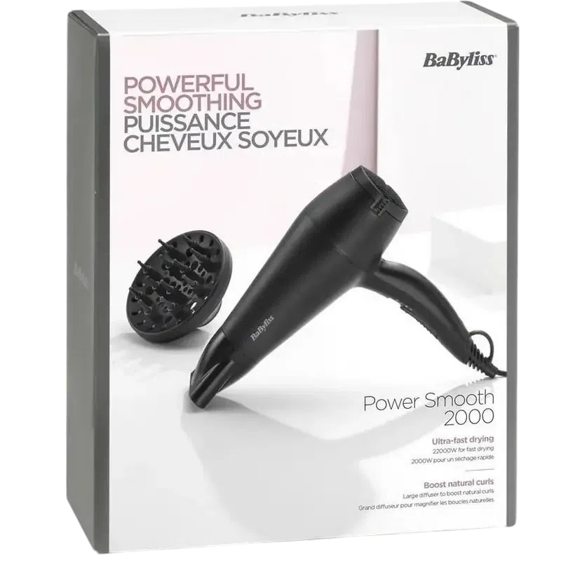 Uscător de păr BaByliss D215DE, Black 8