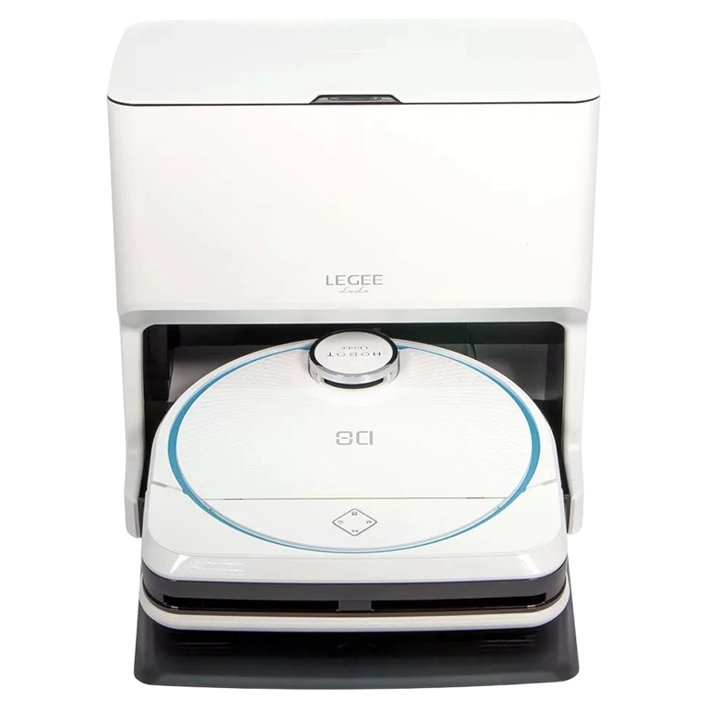 Robot de aspirare Hobot Legee D8 + Lulu, Alb