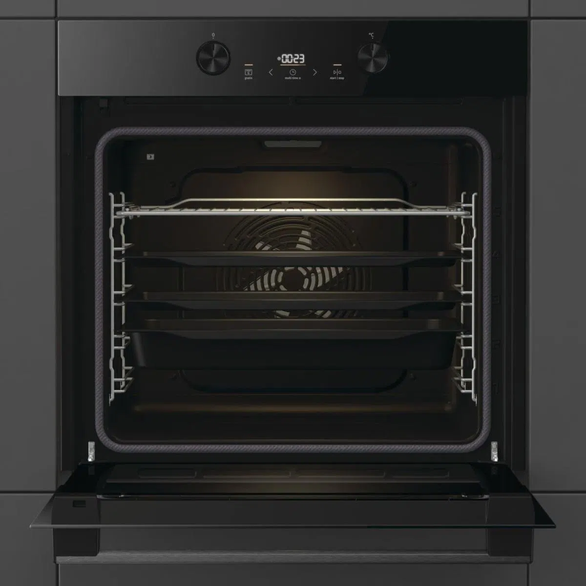Электрический духовой шкаф Gorenje BPS6737E04DBG, Черный 3
