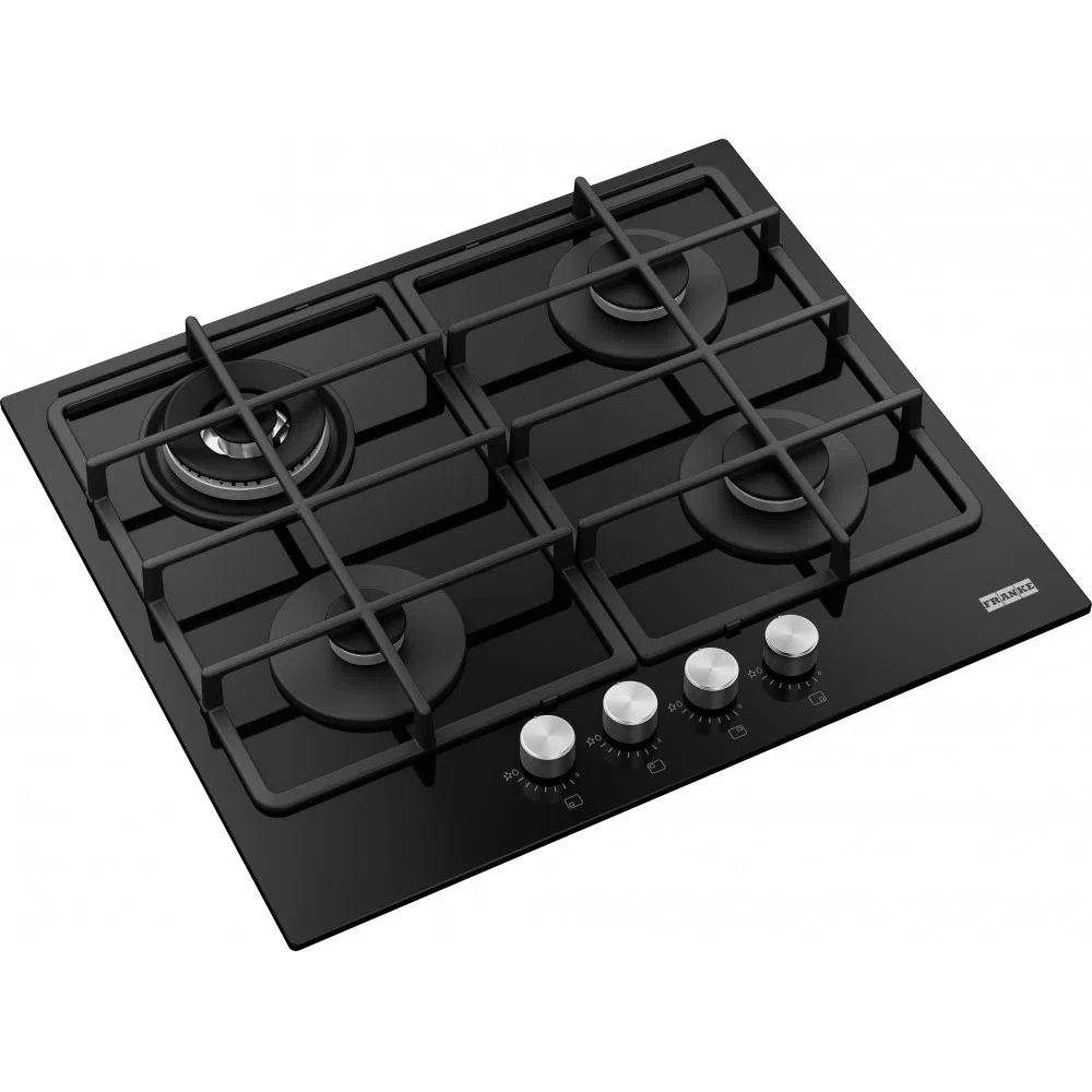 Plită incorporabilă cu gaz Franke FHSM 604 4G ON E, Negru 2