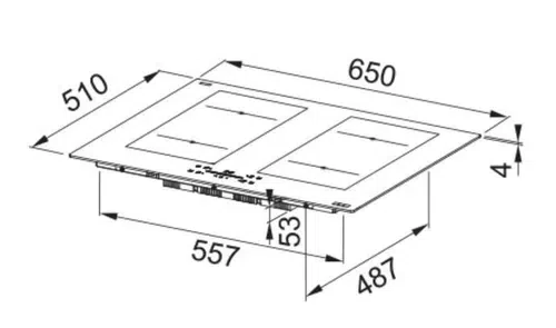 Встраиваемая поверхность электрическая Franke 108.0704.935 FMA 654 I F KL BK, Black 10