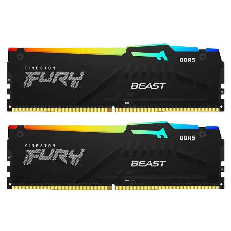 Memorie RAM Kingston FURY Beast RGB, DDR5 SDRAM, 5600 MHz, 32GB 3