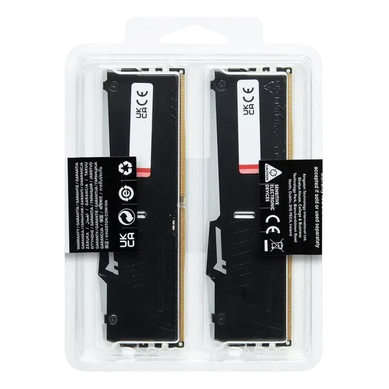 Memorie RAM Kingston FURY Beast RGB, DDR5 SDRAM, 5600 MHz, 32GB 6