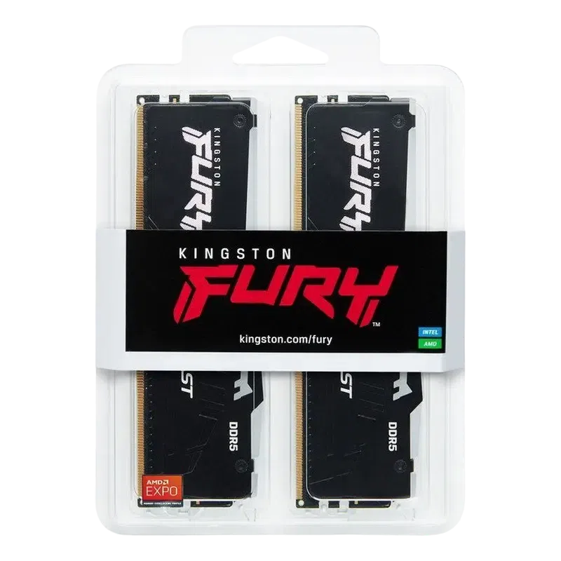 Memorie RAM Kingston FURY Beast RGB, DDR5 SDRAM, 5600 MHz, 32GB 5
