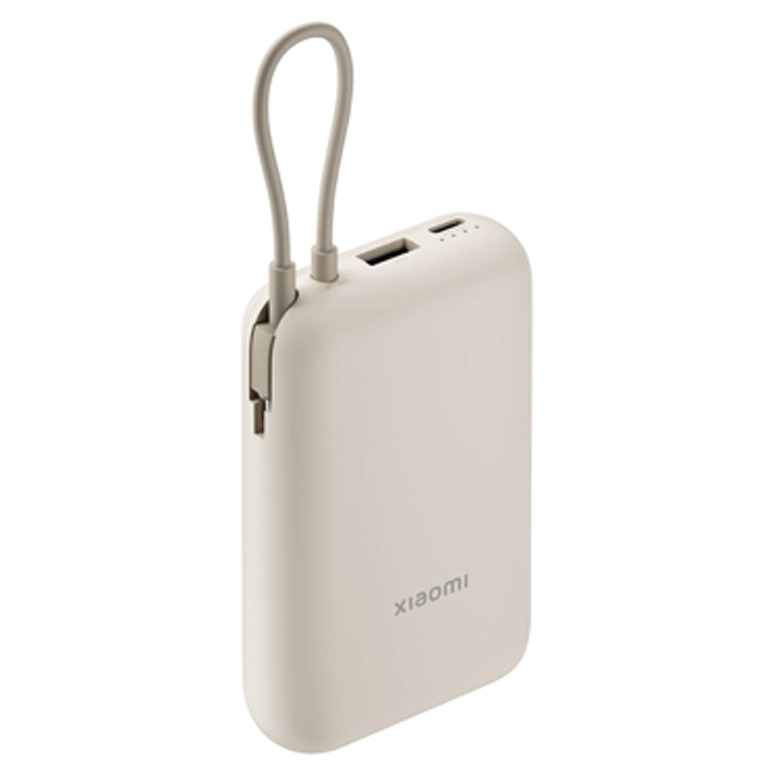Портативное зарядное устройство Xiaomi Power Bank (Integrated Cable), Tan 5