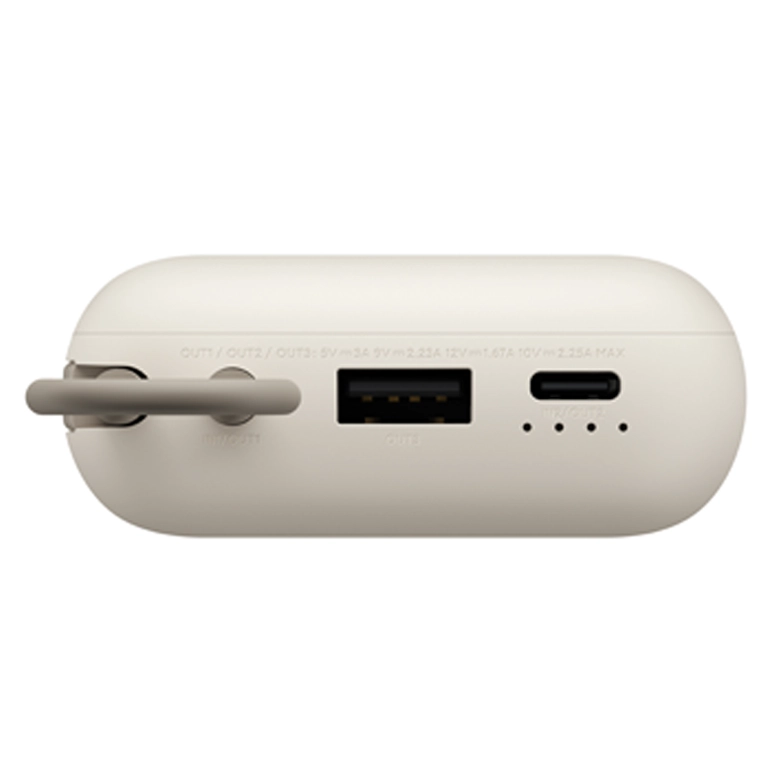 Портативное зарядное устройство Xiaomi Power Bank (Integrated Cable), Tan 7