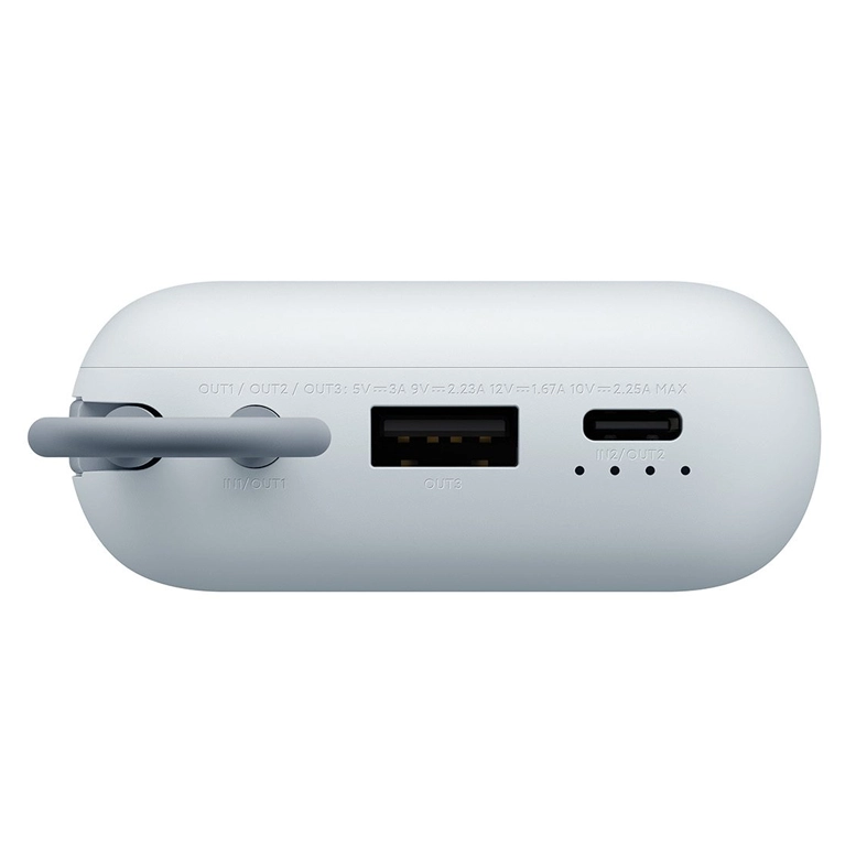 Портативное зарядное устройство Xiaomi Power Bank (Integrated Cable), Ice Blue 7