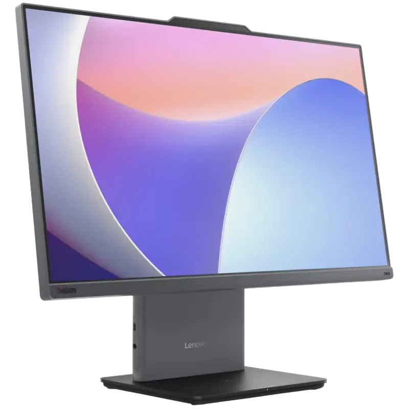 Computer All-in-One Lenovo ThinkCentre neo 50a Gen 5, Core i3, 8GB/512GB, 60 Hz, Negru 2