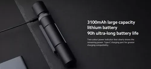 Фонарь Xiaomi Multi-function Flashlight, Черный 12