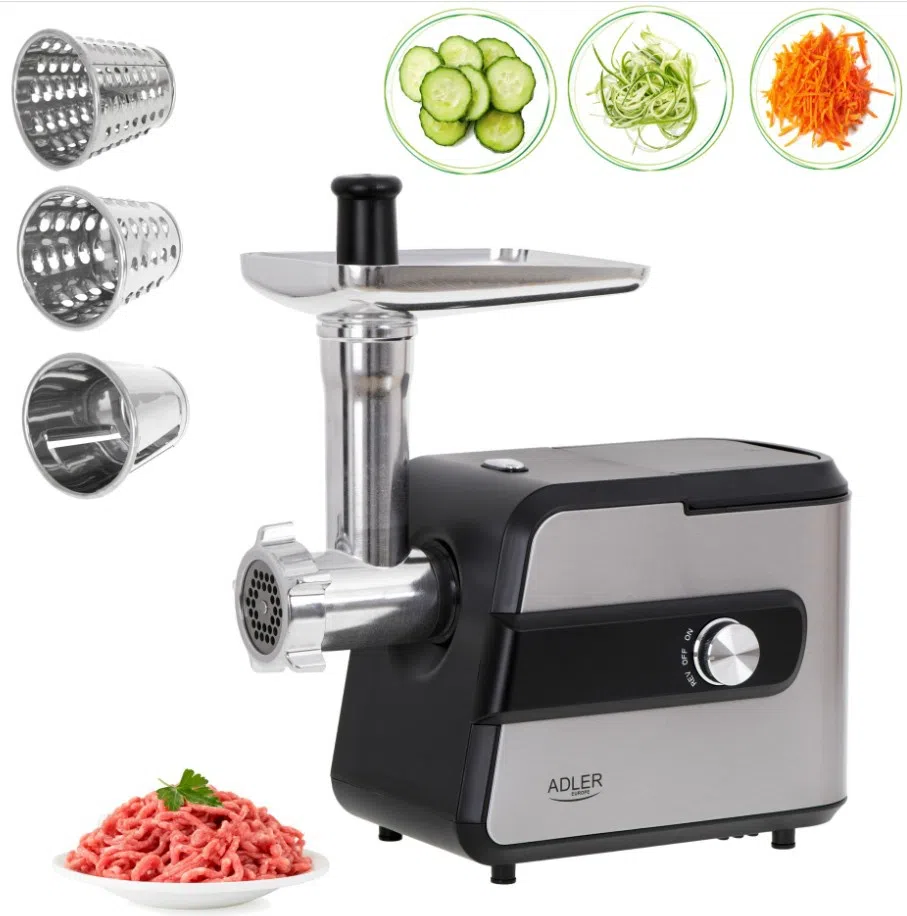Maşină de tocat carne Adler AD-4813, Black 6