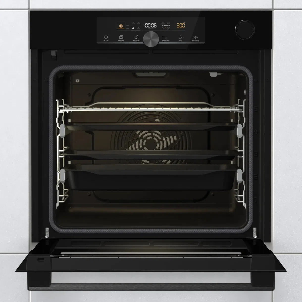 Электрический духовой шкаф Gorenje BPSA6747A08BG, Черный 3