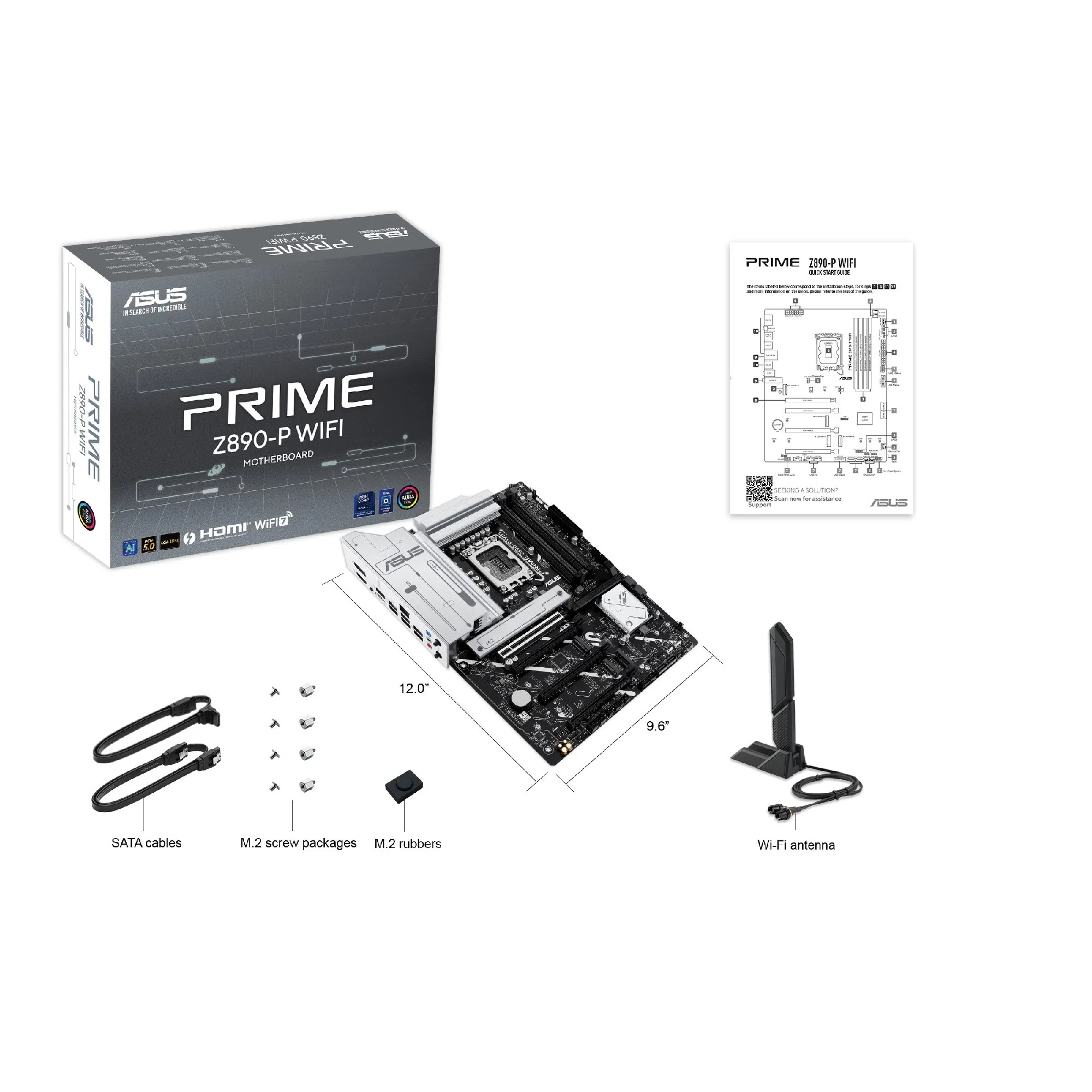 Placa de baza ASUS PRIME Z890-P WIFI, White 7