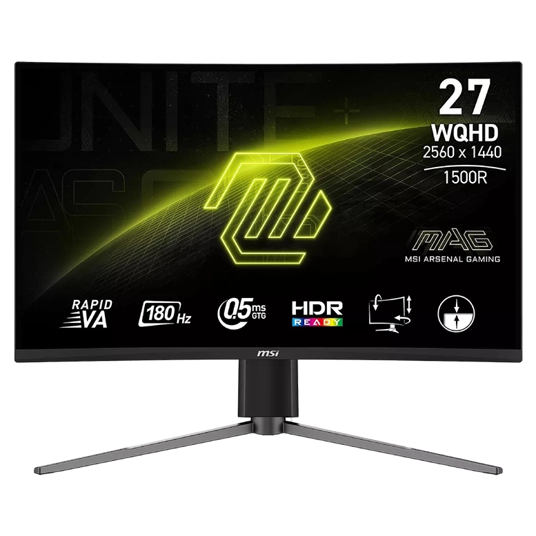 Monitor Gaming 27.0” MSI MAG 27CQ6F, Black