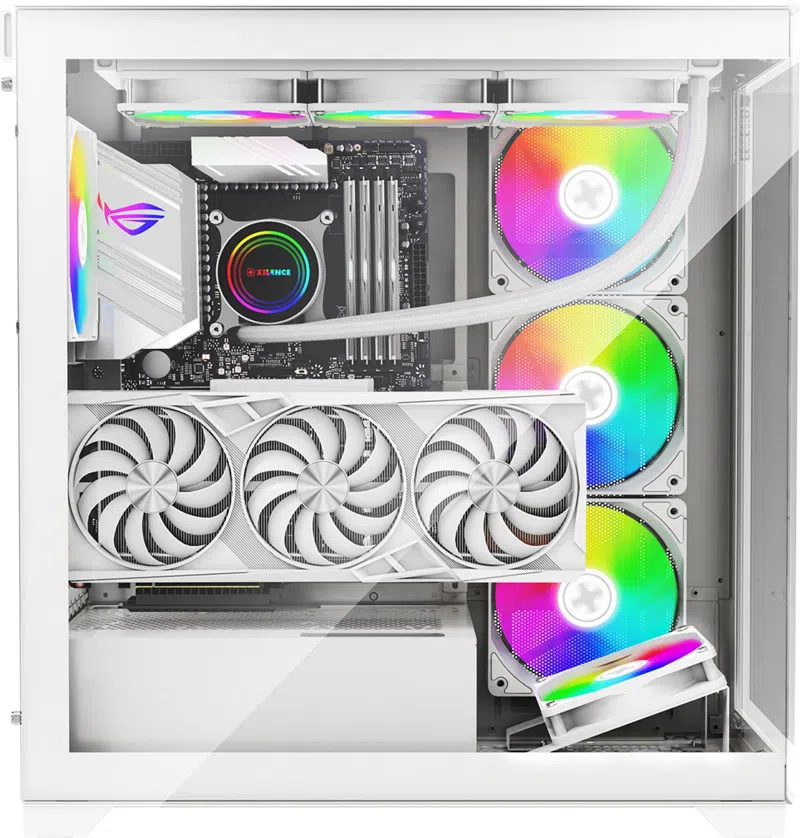 Корпус для ПК XILENCE Xilent Gleam X818.W.ARGB Mid-Tower, Белый 7