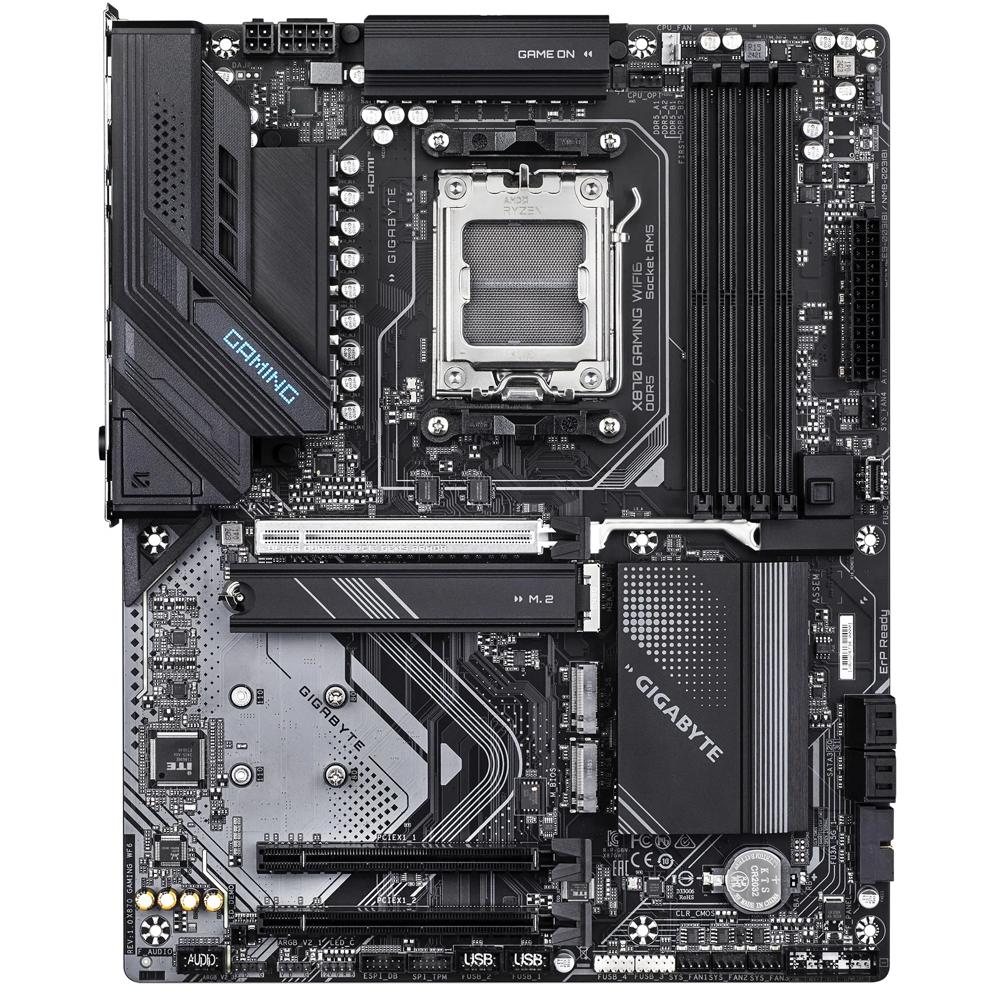 Placă de bază GIGABYTE X870 GAMING WF6, Black 2