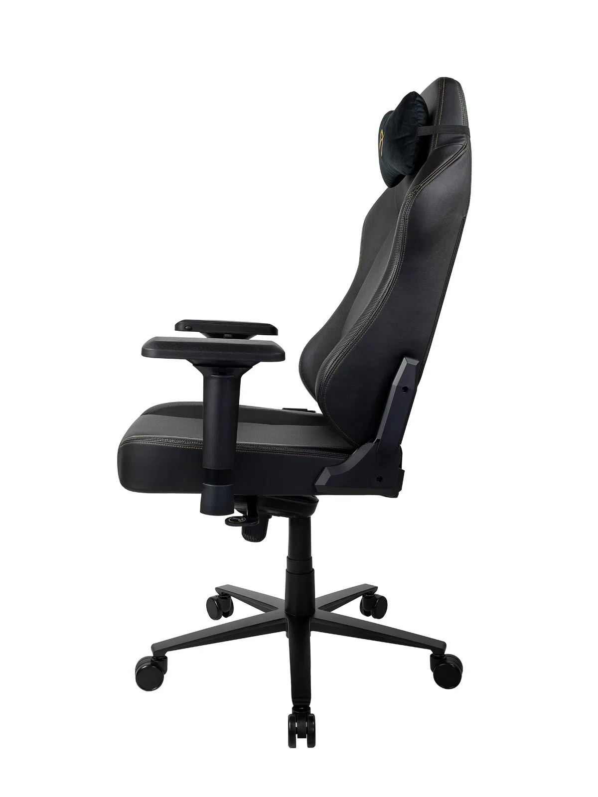 Scaun Gaming AROZZI Primo PU, Black/Gold 5