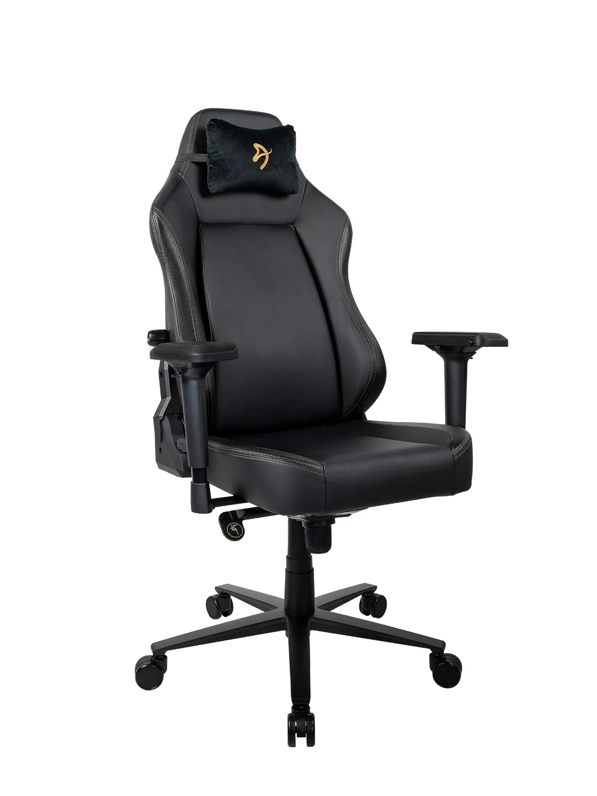 Scaun Gaming AROZZI Primo PU, Black/Gold 3