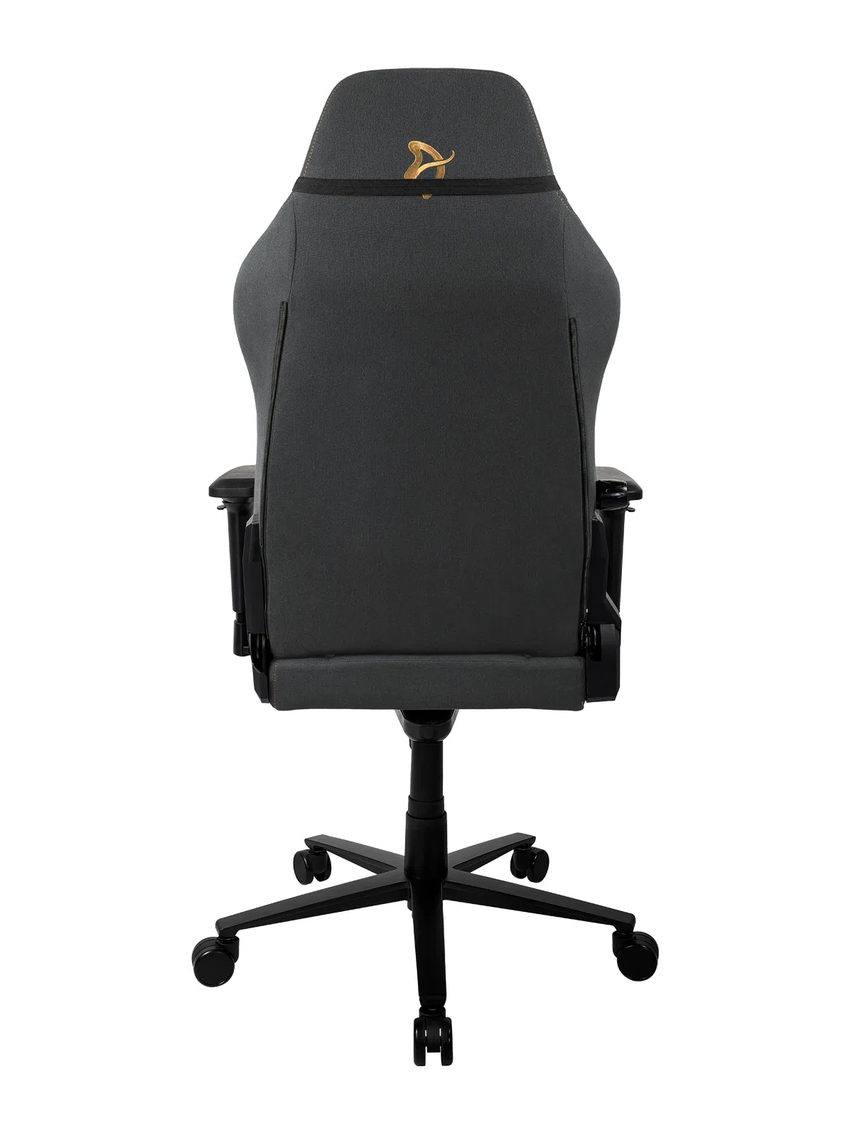 Игровое кресло AROZZI Primo Woven Fabric, Black/Gold 6