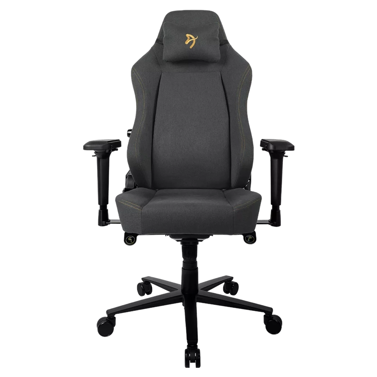 Игровое кресло AROZZI Primo Woven Fabric, Black/Gold