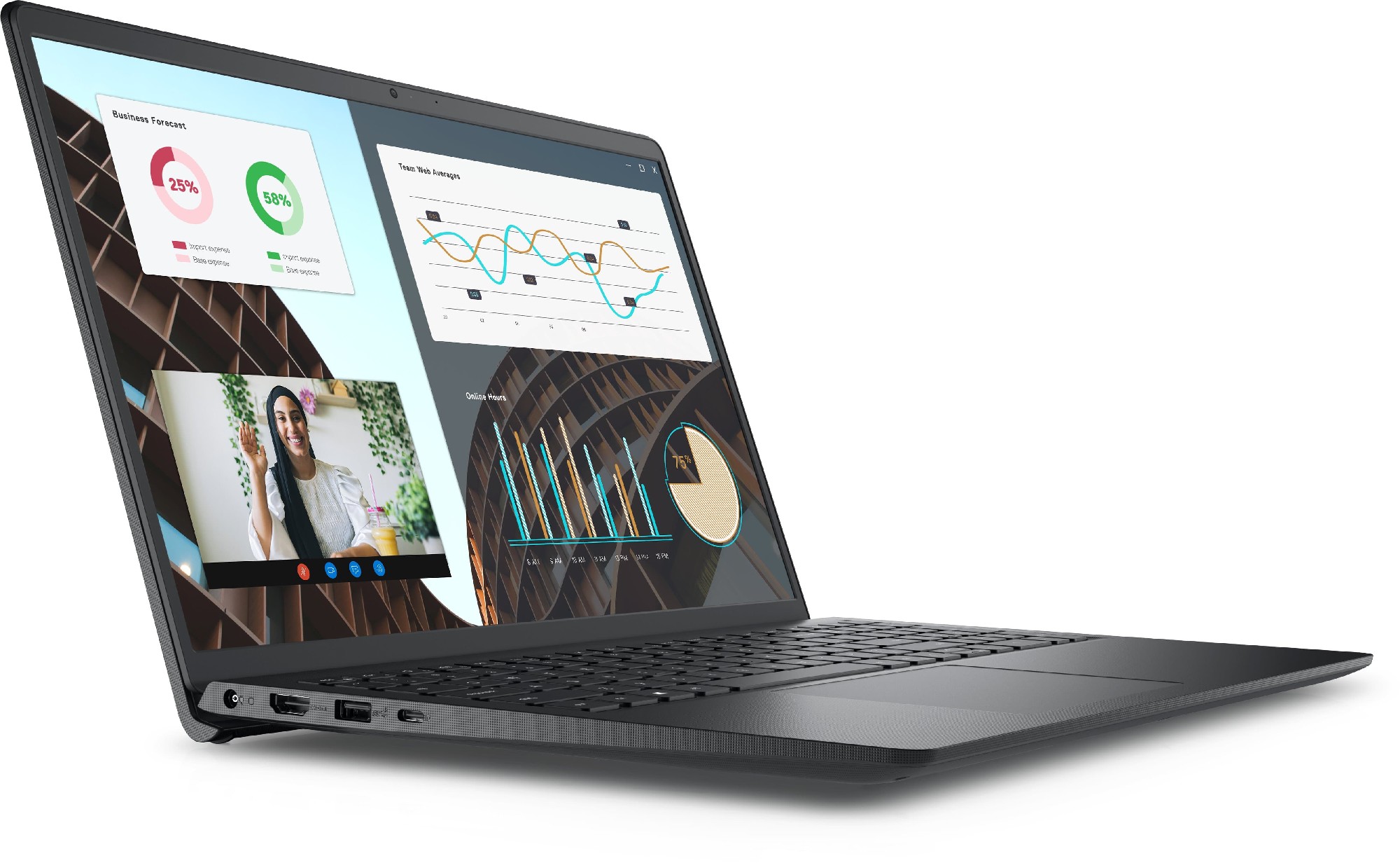 Notebook DELL Vostro 15 3000 (3530) Carbon Black, Core i7, 16 GB, 512 GB 3