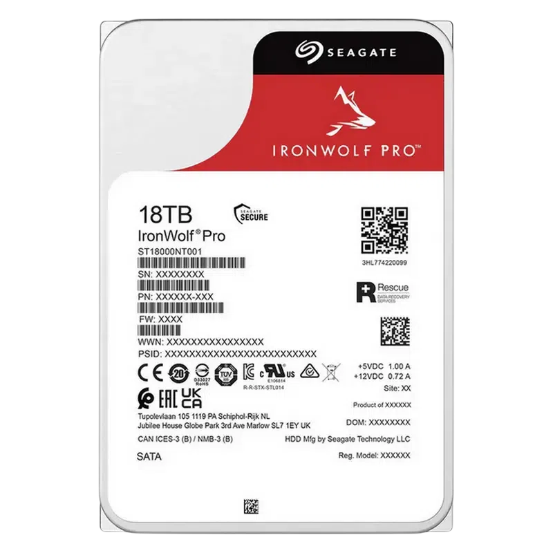 Unitate HDD Seagate IronWolf Pro ST18000NT001-FR, 18 TB, Black 2