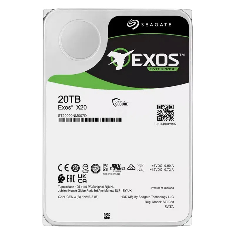 Жесткий диск Seagate Exos X20 ST20000NM007D-FR, 20 TБ, Black 2