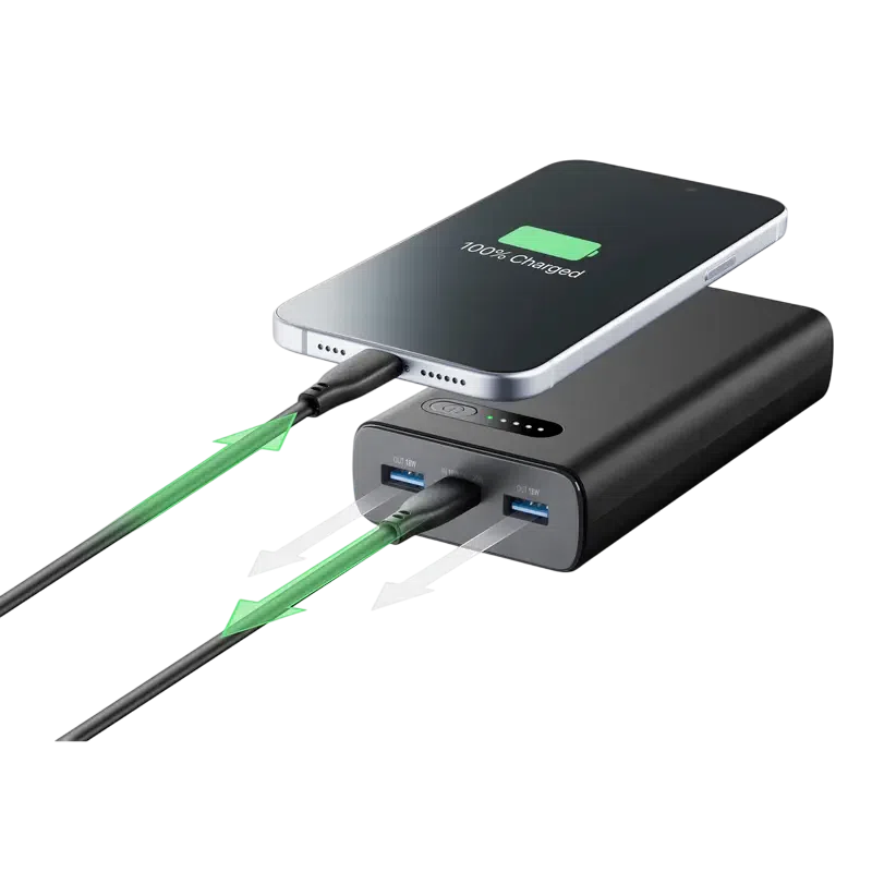 Портативный аккумулятор Cellularline Fast PD 20W (20000mAh), Black 2