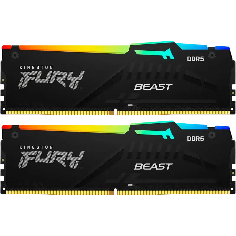 Оперативная память Kingston FURY Beast RGB FURY Beast RGB 32ГБ, Чёрный 3