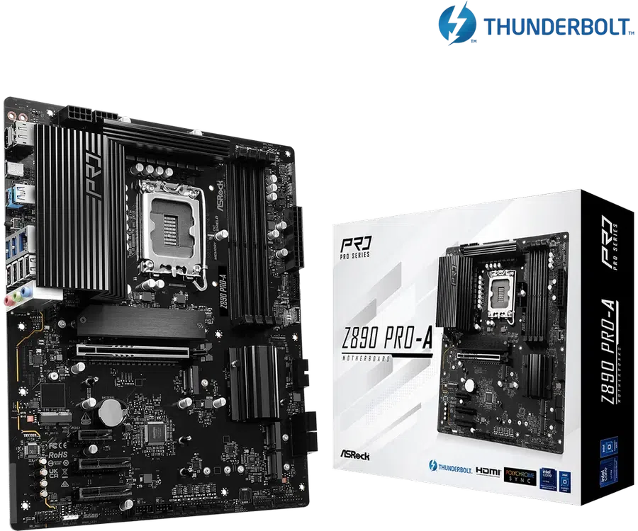 Материнская плата ASRock Z890 PRO-A LGA1851 ATX 6