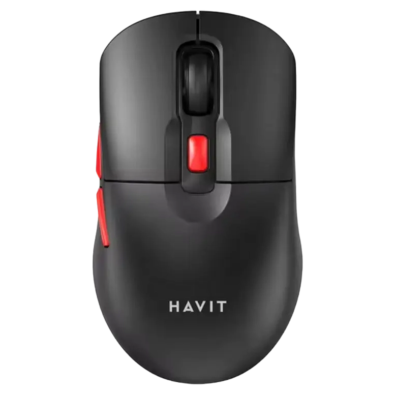 Mouse Wireless Havit MS59WB, Black/Red