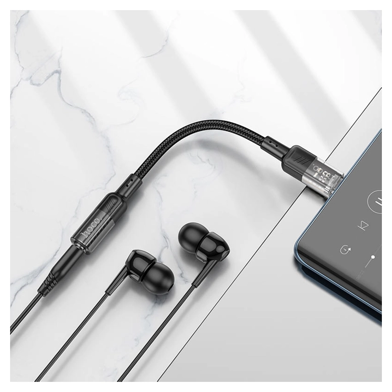 Адаптер Hoco LS37 Spirit 2-in-1, Черный 6