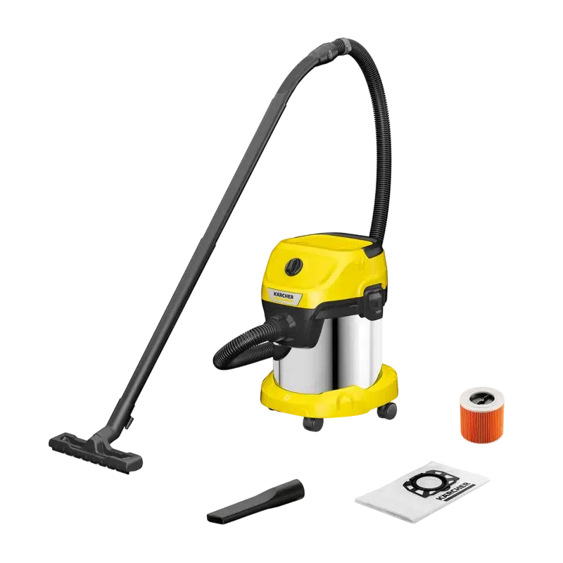 Пылесос Karcher WD 3 S V-15/4/20 1.628-138.0, Жёлтый 2