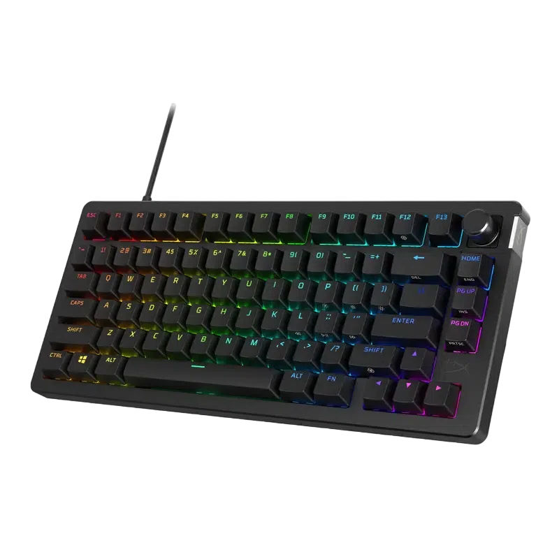 Клавиатура HyperX Alloy Rise 75, Проводное, Чёрный 3