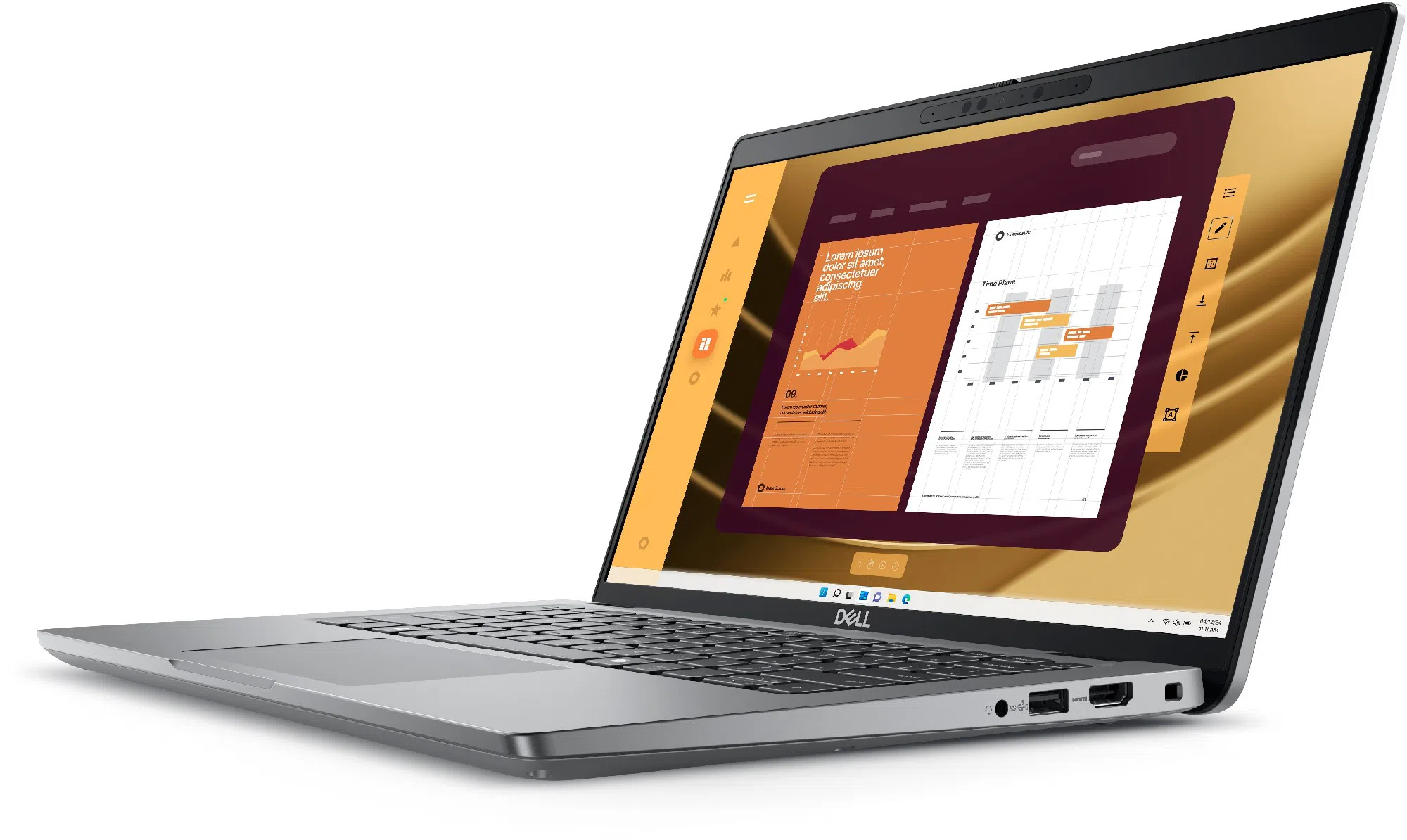 Laptop 14.0'' DELL Latitude 5550, Intel Core Ultra 7 155U, Gray 3