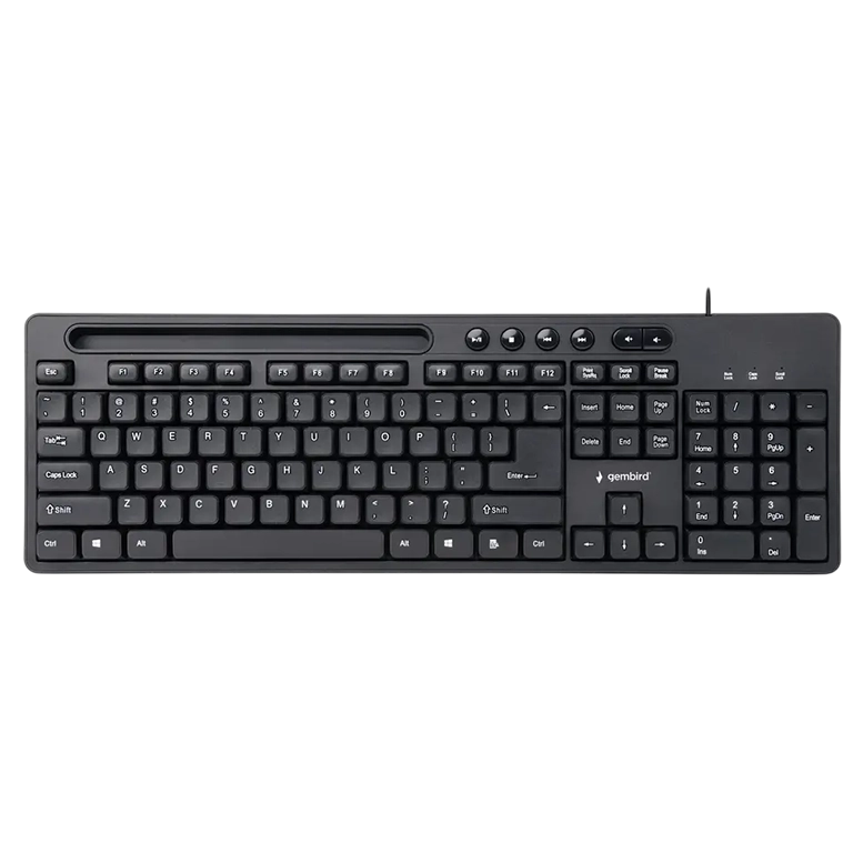 Tastatură Gembird KB-UM-108, Cu fir, Negru