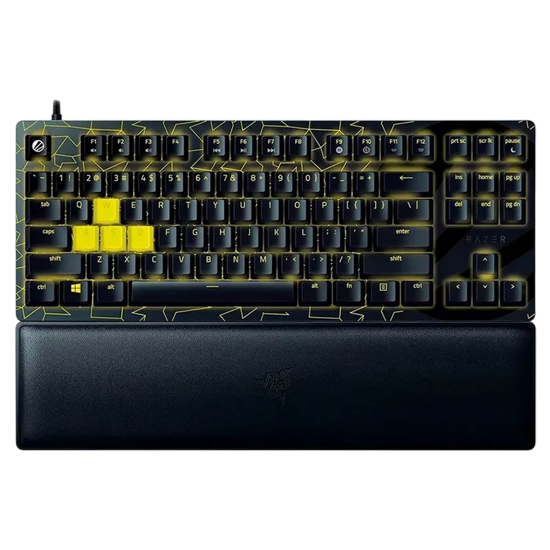 Клавиатура Razer Huntsman V2 TKL ESL Edition, Проводное, Черный | Желтый