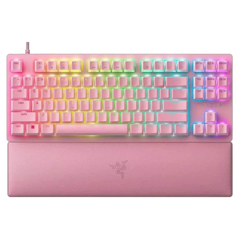 Tastatură Razer Huntsman V2 TKL, Pink