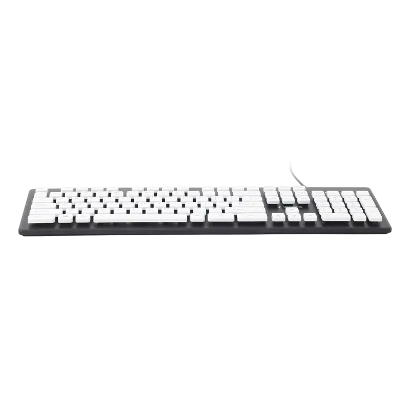 Tastatură Gembird KB-CH-01, Cu fir, Negru | Alb 4