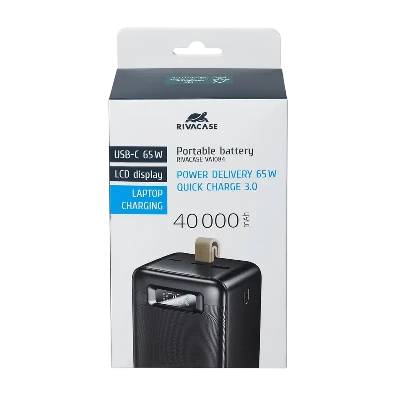Acumulator extern Rivacase VA1084, 40000 mAh, Black 17