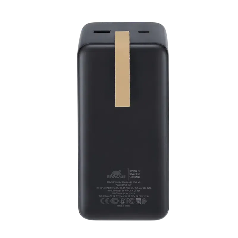 Acumulator extern Rivacase VA1084, 40000 mAh, Black 15