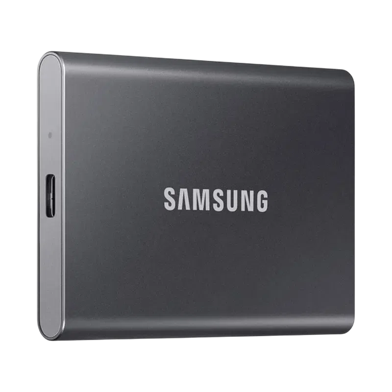 Внешний портативный SSD накопитель Samsung T7, 4 ТБ, Titan Gray 3