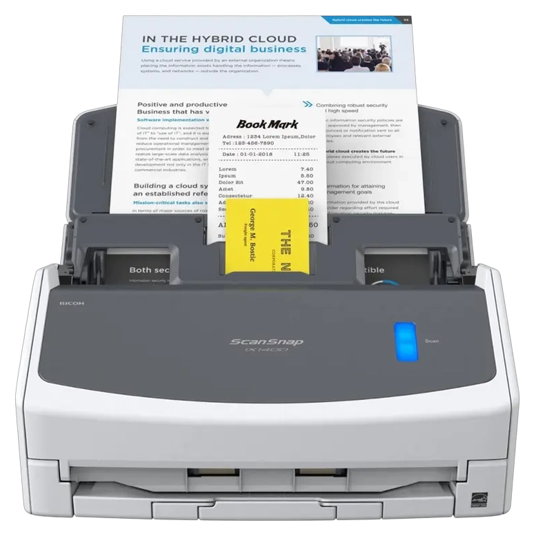 Scaner ADF Ricoh ScanSnap iX1400, White