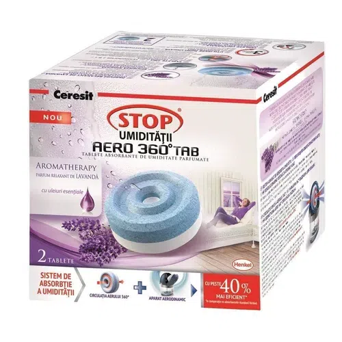 Осушитель воздуха Ceresit 6657 Rezerva Lavanda 2 x 450g, Blue 2