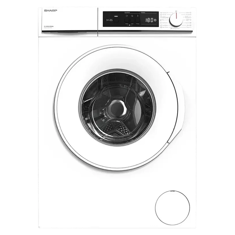 Mașină de spălat Sharp ESNFA814BWNAEE, 8kg, Alb